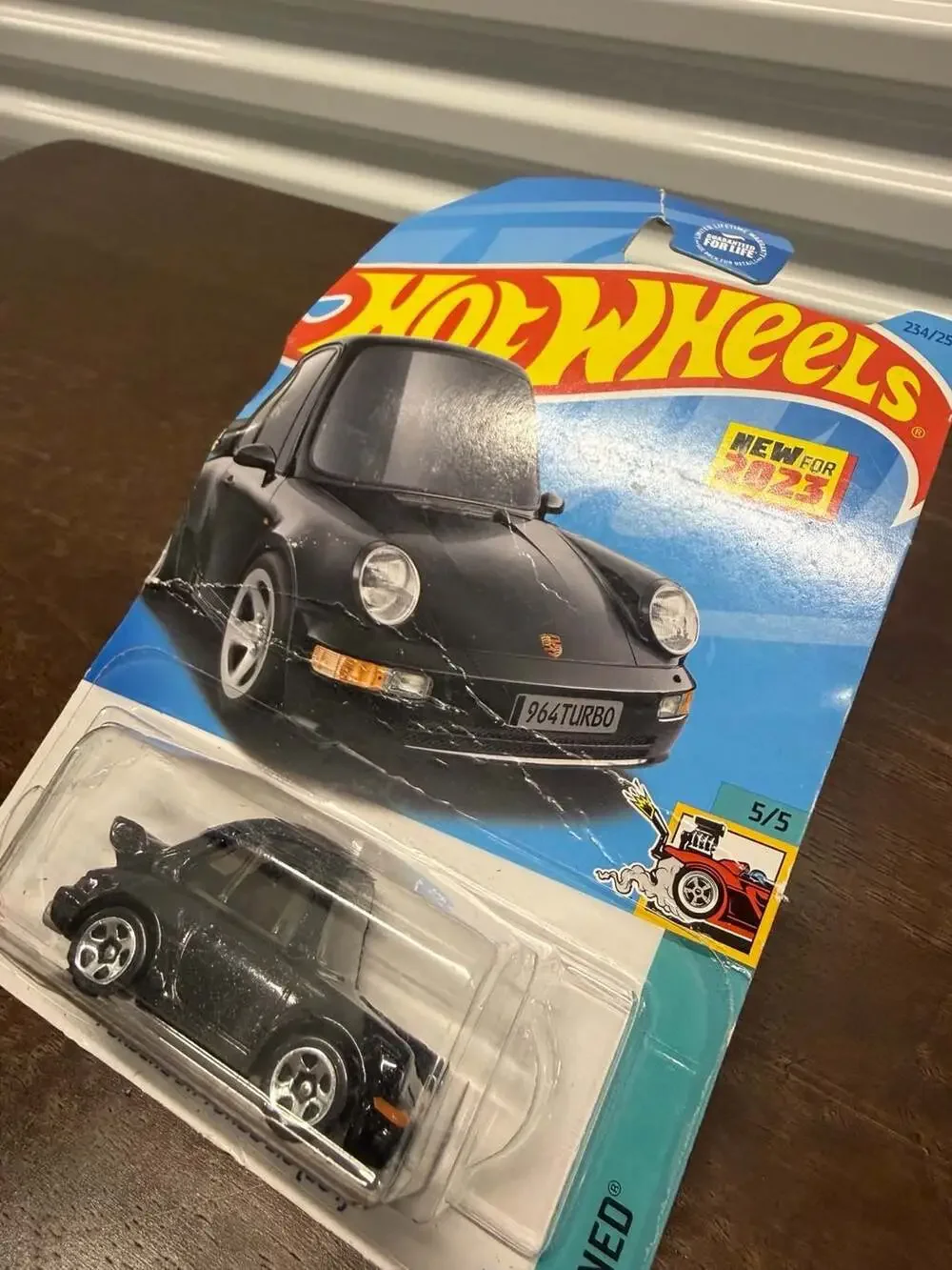 Hot Wheels Porsche 911 Turbo 3.6 (964) Tooned Black